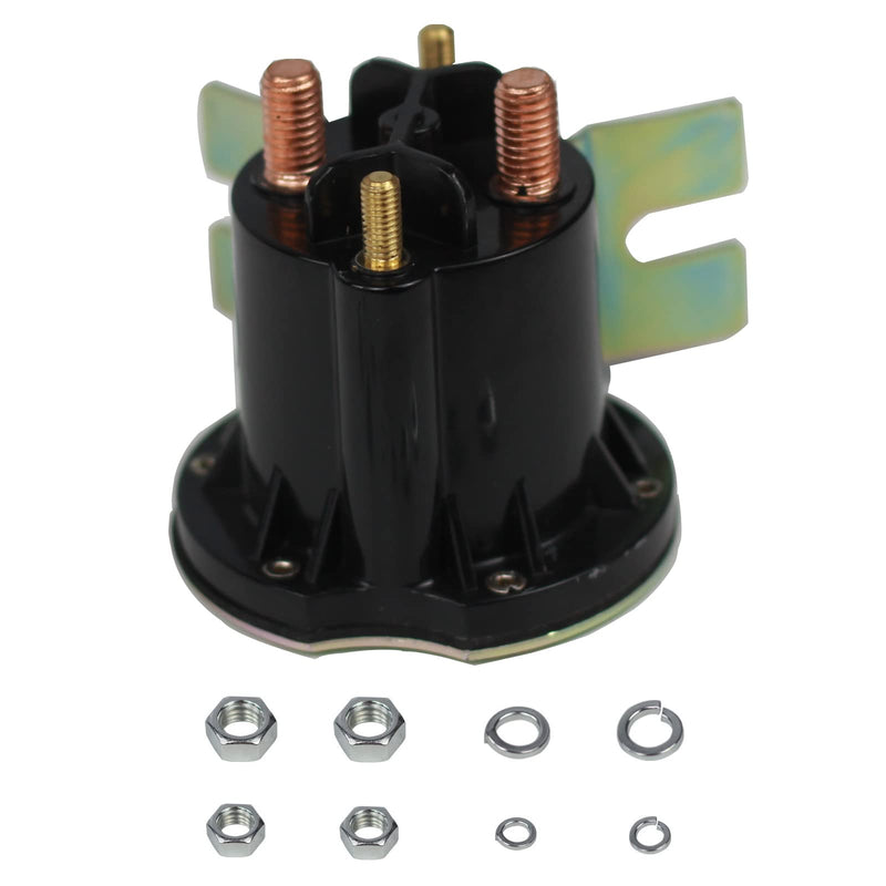 Starter Solenoid Switch Relay 4 Terminal Current 150A Max 800A Replacement for Trom-Betta 684-1251-212 684-1261-212 PowerSeal DC Contactor w/L-Bracket