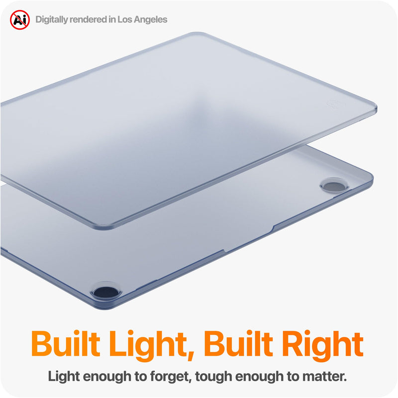 GhostShell Premium Hardshell Case for 2026 MacBook Neo 13", Blush | Scratch/Scuff Resistant,Light Weight,Non-slip Rubber Feet,Matte Finish,Easy Snap-on,Ports access,Allows Full Screen Open MacBook Neo 13" (2026+)