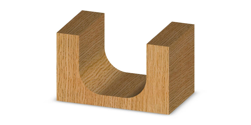 Whiteside Router Bits 1374 Bowl and Tray Bit with 1/4-Inch Radius 3/4-Inch Cutting Diameter, 5/8-Inch Cutting Length, and 1/2-Inch Diameter Shank
