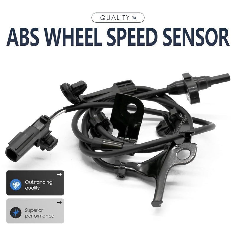 2PCS Front Left and Right Abs Wheel Speed Sensor Compatible with Toyota Yaris 8954252090 8954352090 ALS2601 ALS2602 Hatchback 11 12 13 14 15 16 17 18 2011 2012 2013 2014 2015 2016 2017 2018