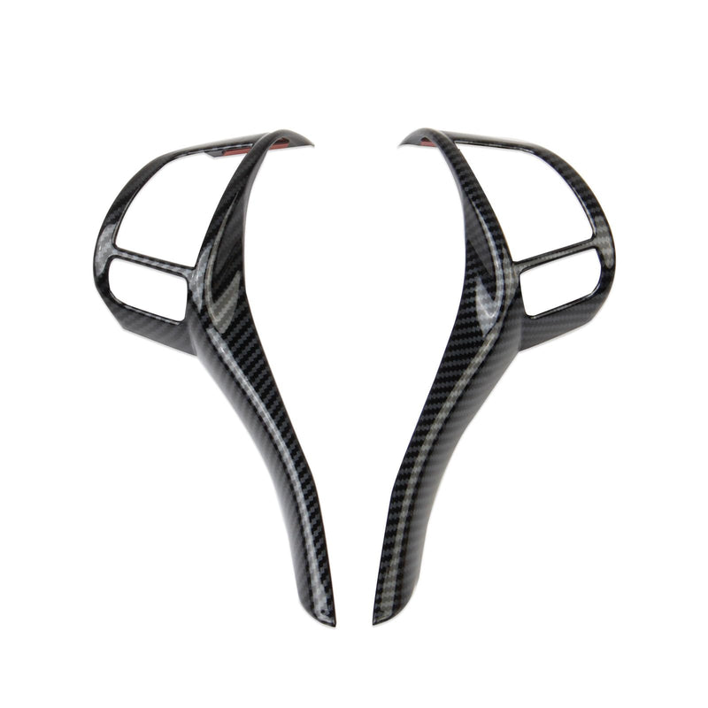 Carbon Fiber Style Steering Wheel Cover Molding Trims for 2014-2016 Nissan Rogue,2013-2018 Altima
