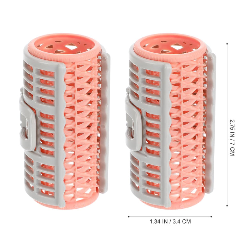 Lurrose Hair Curler Spring Clip Rollers 6 Pcs Diy Hair Rollers for Women Rolls for Volume and Wavy Styling Reusable Styling Tools for Bangs and Ends