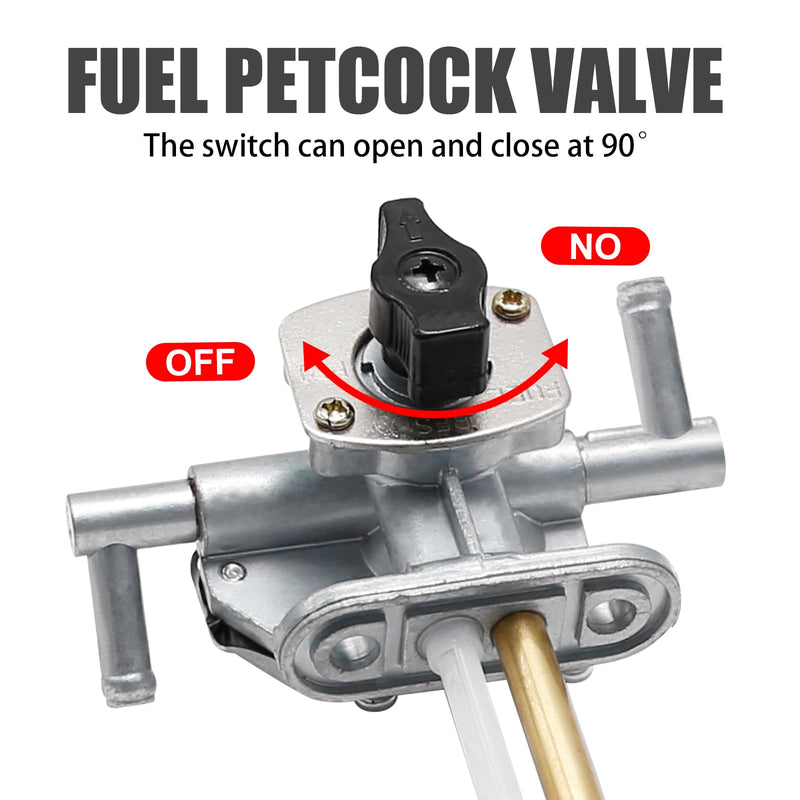 44300-07G01 Gas Tank Fuel Cock Valve Petcock Replacement for Suzuki LTZ 400 Kawasaki KFX 400 2003-2007
