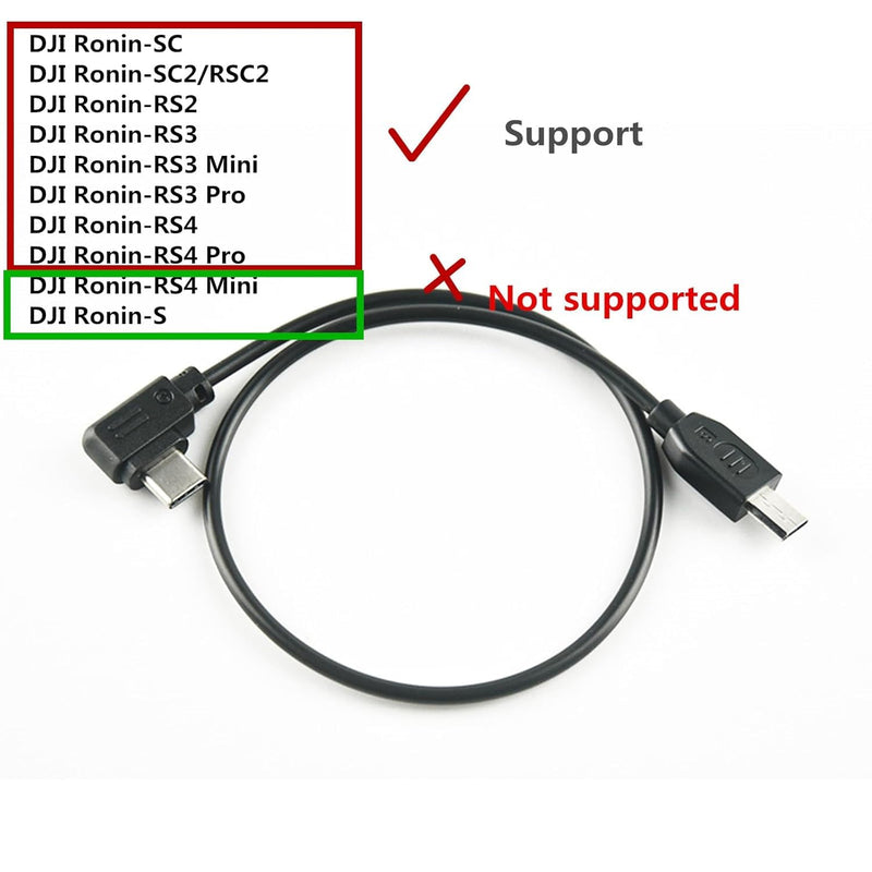 USB-C to Multi Camera Control Cable for DJI Ronin SC/SC2/RS2/RS3/RS4/RS4 Pro, Compatible with Sony A7/A7R/A7S Series, 13.8in | Connect the stabilizer to the camera to keep the camera steady and achieve better results.