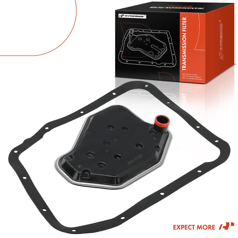 A-Premium 4R70W 4R75W 4R75E Transmission Filter with Pan Gasket, Compatible with Ford F-150, F-250, Expedition, Explorer, Mustang, E-150, E-250 Econoline, E-350 Super Duty & Lincoln Town Car & Mercury