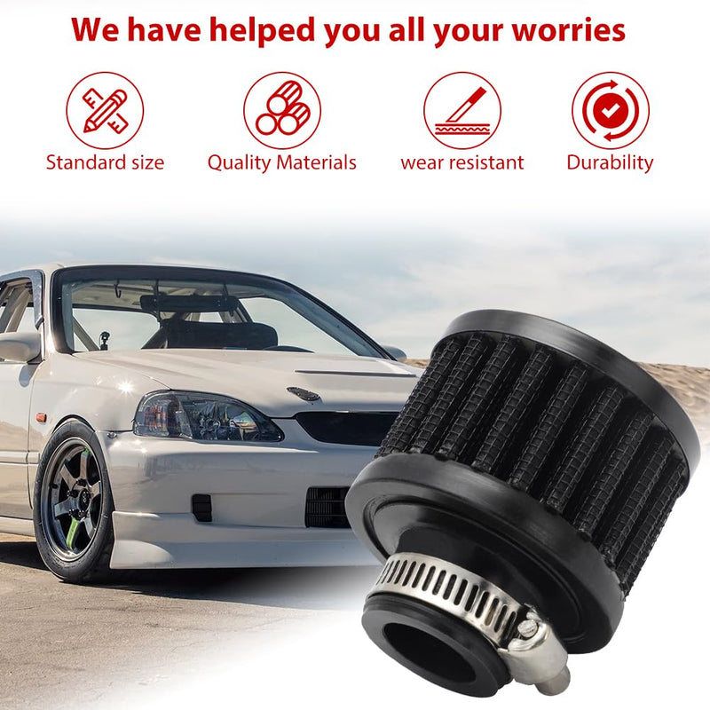 Valve Cover Breather Filter 18mm Vent Crankcase Breathe Car Accessory for Acura Integra RSX Civic K-Series US K-swap K20 K20A K24
