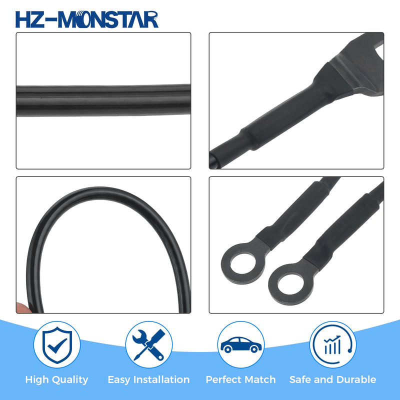 Tailgate Support Cable Set, Pair of Tailgate Straps, Pair Rear Tailgate Cables Lift Gate Support Straps Pickup Compatible with 1995-2004 Toyota Tacoma 65770-04030 6577004030 38531