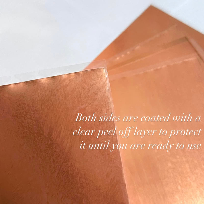 Copper Thin Foil Roll Sheet 1mm x 200mm x 200mm, 99.99% Pure Cu Copper Metal Foil Sheet 1Pcs for Crafts Crafting Thickness: 1mm Width: 200mm L: 200mm