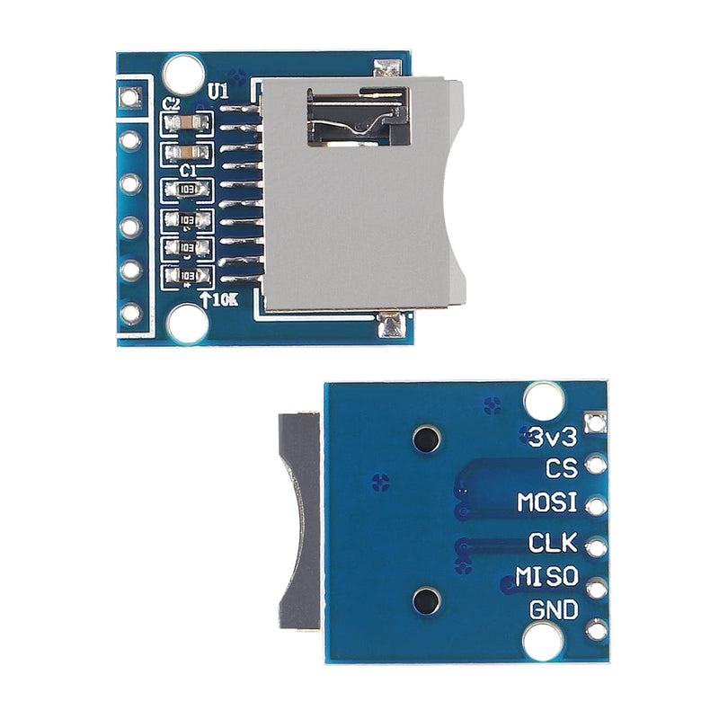 5Pcs Micro SD TF Card Adapter Mini Reader Module with 3.3V 6-Pin SPI Interface for Arduino Raspberry Pi ESP32