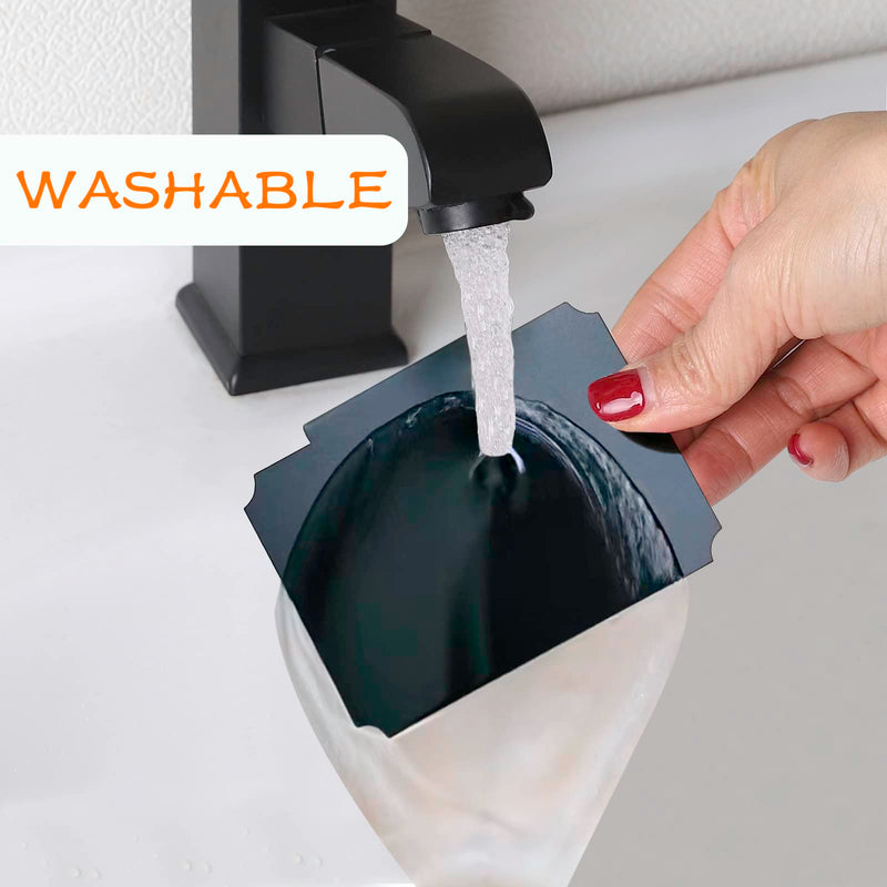 20 Basket Labels Clip On, Reusable Labels for Storage Bins, Removable Chalk Labels for Containers, Kitchen Closet Baskets and Storage Basket Holders with 2 White Chalk Markers Rectangular 20