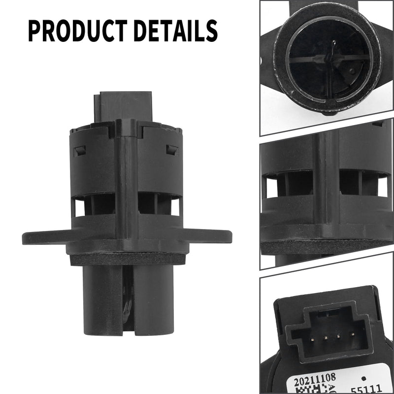 55111178AC Cabin Air Temperature Sensor Rplacement for Jeep Cherokee Compass Gladiator Wrangler Rplacement for Chrysler 300c Pacifica Voyager Dodge Challenger, Black 53102292