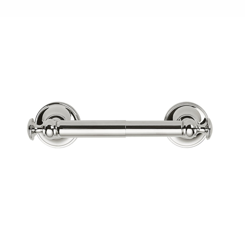 khtumeware Double Post Toilet Paper Holder Vibrant Polished Nickel Tissue Roll Holder for Bathroom Organization and Storage Single Double Toilet Tissue Holder Wall Bathroom Accessories (1-Pack) Double Post Toilet Paper Holder 1 Pack