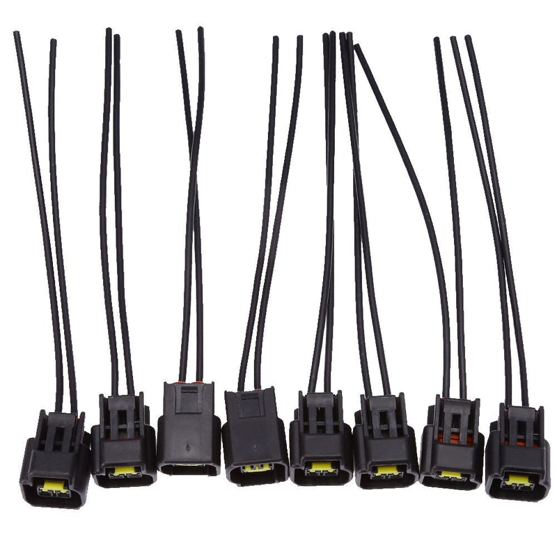 Modular Ignition Coil Harness Connector Pigtails Replacement for 4.6L 5.4L 6.8L Ford Mustang Cobra (8Pcs)