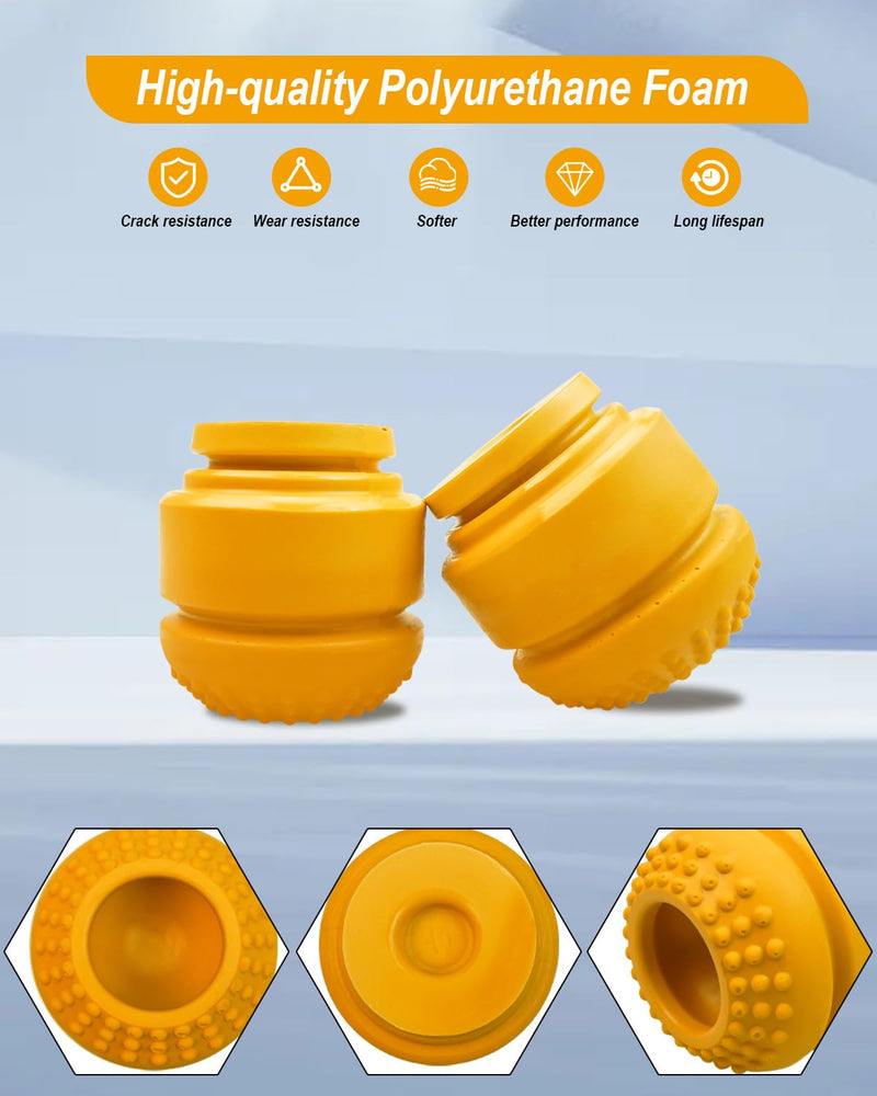 2Pcs Front Strut Bumper Bump Stop Replace DC3Z-3020-B K201944 Suspension Jounce Bumper Fit for Ford F-250 F-350 F-450 F-550 F-650 Super Duty 2005-2024 2 Pack