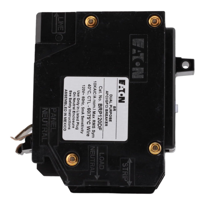 Cutler-Hammer Eaton All In One Breaker Plug On Neutral Arc FaultGround FaultOvercurrent Protection 20amp