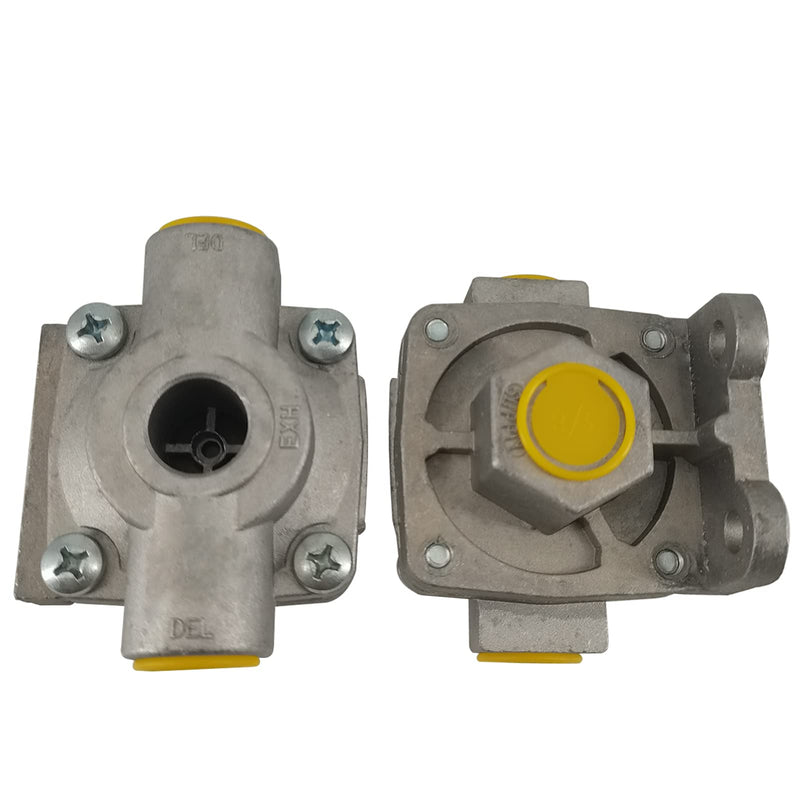 2 PCS Air Brake Quick Release Valve (Compatible with Bendix 229859, Midland KN32005, Haldex 229859X), 2 Pack
