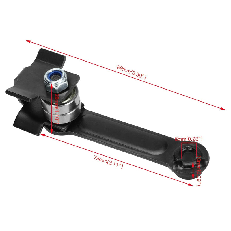 GREHUA Chain Tensioner Adjuster with Spring for Razor MX500 MX650 SX500 Dirt Rocket Electric Motocross RSF650 Mini Sport Street Bike Motorcycle Heavy Duty Parts Black