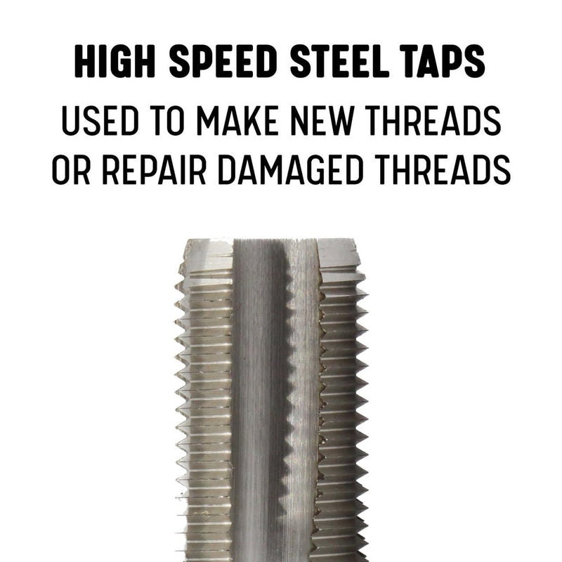 Drill America - DWT64119 1/2"-14 NPS High Speed Steel 4 Flute Straight Pipe Tap, DWT Series