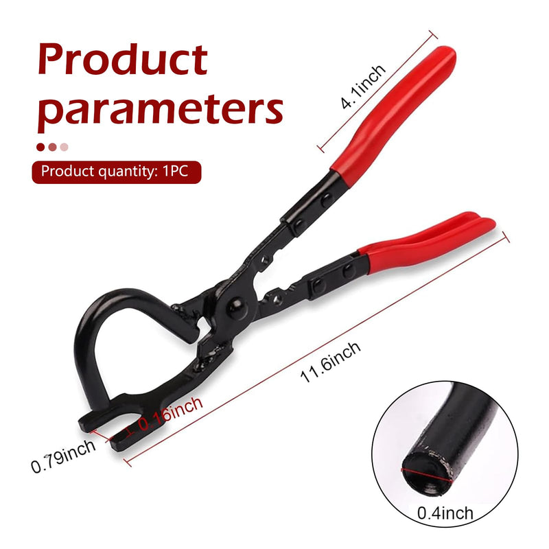 Exhaust Hanger Tool, Wear-resistant High-hardness Metal Bracket Removal Pliers, Rubber Hanger Support Removal Tool, Universal for Most Cars Trucks Suvs (Red)