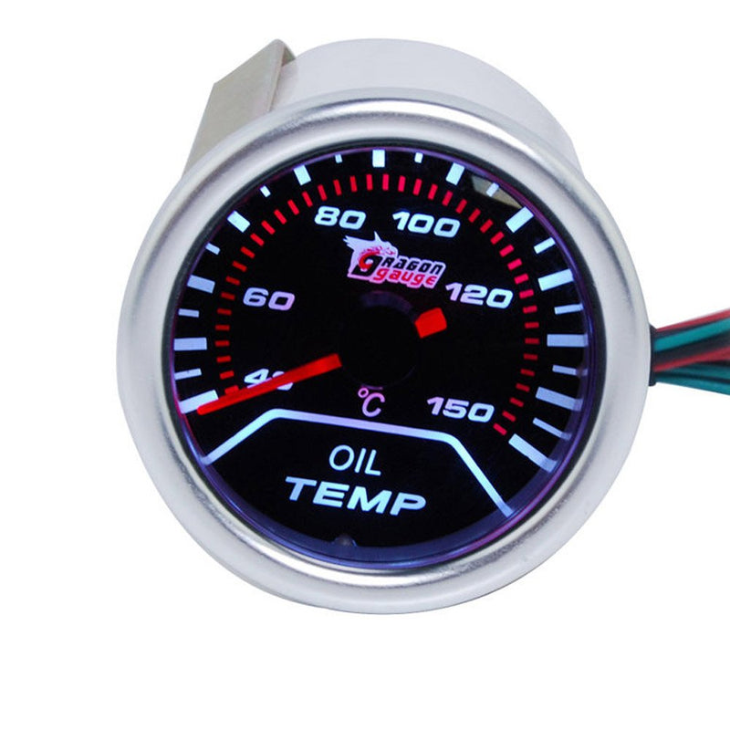 ESUPPORT Car 2" 52mm Oil Temp Gauge Meter Temperature Light Automotive