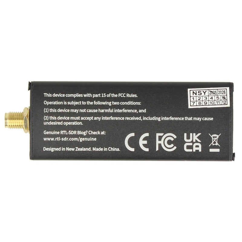 RTL-SDR Blog V3 R860 RTL2832U 1PPM TCXO SMA Software Defined Radio (Dongle Only) (Black) (USB-C)