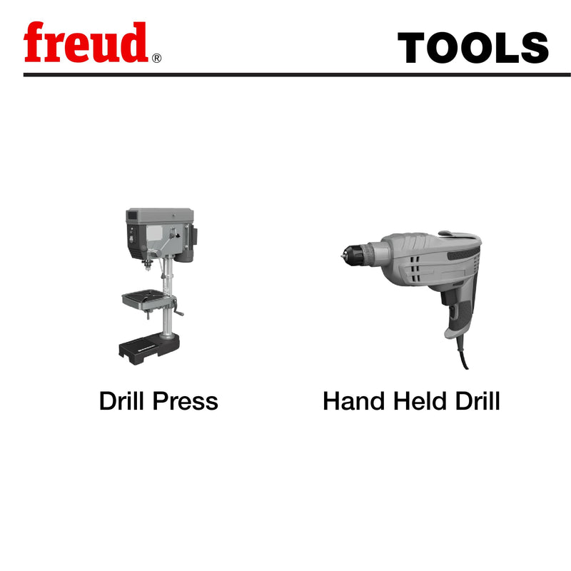 Freud FC-003: Carbide Forstner Drill Bit 1/2-Inch by 5/16-Inch Shank