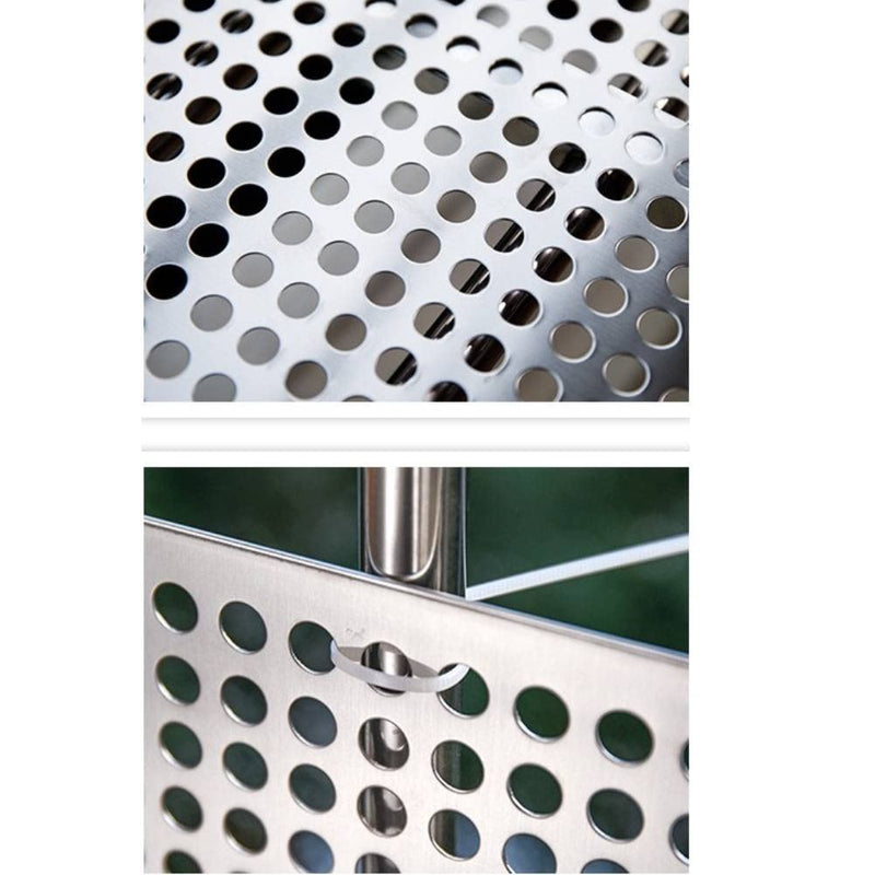 Bilaida Stainless Steel Perforated Sheet (SUS304), 0.01" (30 Gauge) Thickness, 24" Width, 39" Length, 0.3'' Aperture, 0.4'' Hole Pitch (24" Width, 1)
