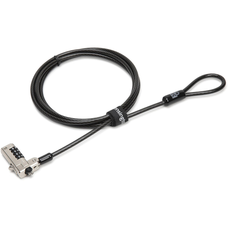 Kensington N17 Dell Laptop Computer Lock, Combination Security Locking Cable (K68008WW) Black | Combination security locking cable, deters laptop theft, fits Dell laptop security slots