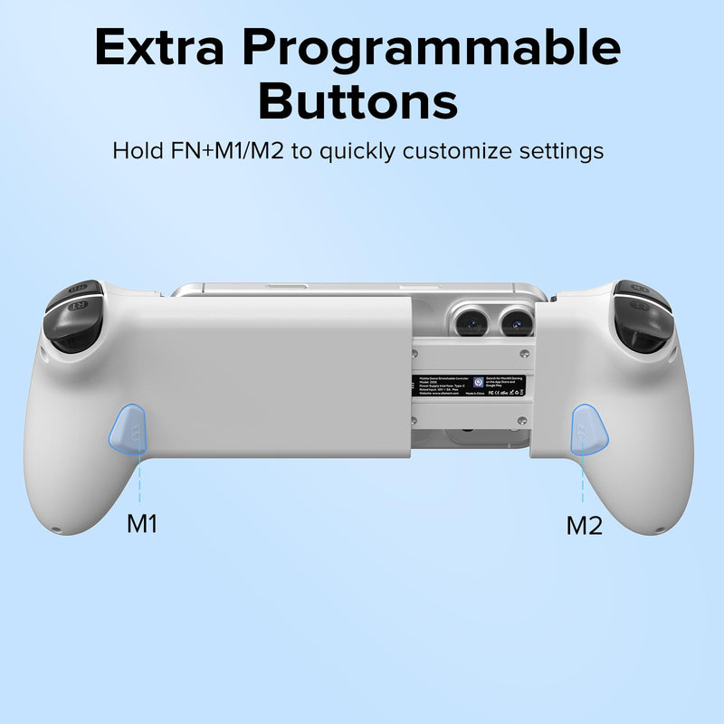 ZIKE Z331 Gaming Controller with Hall Effect Joysticks & Triggers | USB-C Mobile Gamepad for iPhone 15/16/17 & Android，Wireless Controller for PC, Xbox, Steam, Smartphones