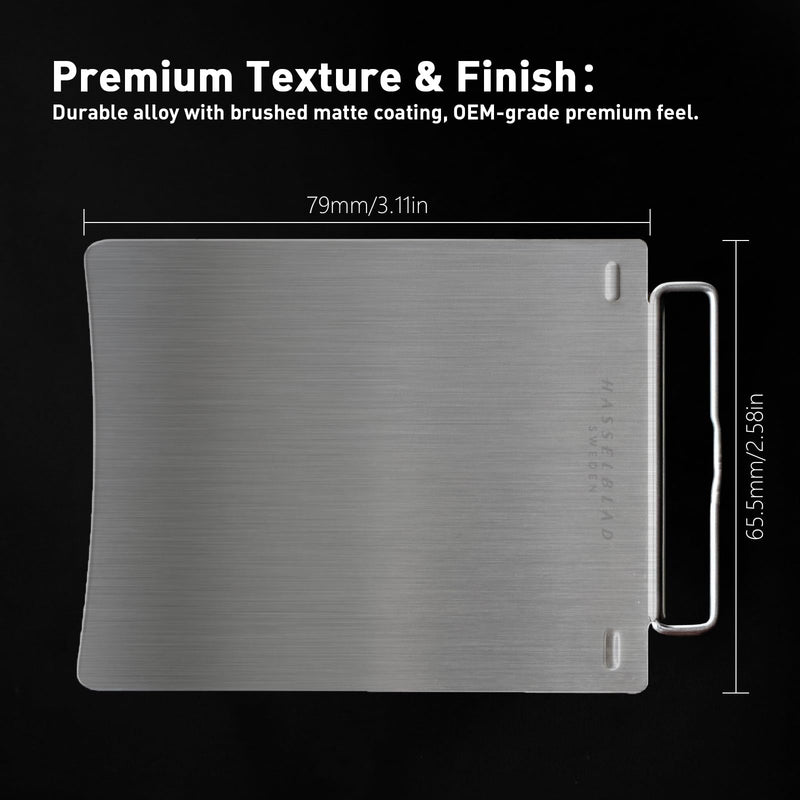 eTone Hasselblad Dark Slide Film Back Focus Knife, Metal, for Hasselblad 500CM 503CW 555ELD A12 A16 A24 Film Backs, Medium Format Camera Accessory