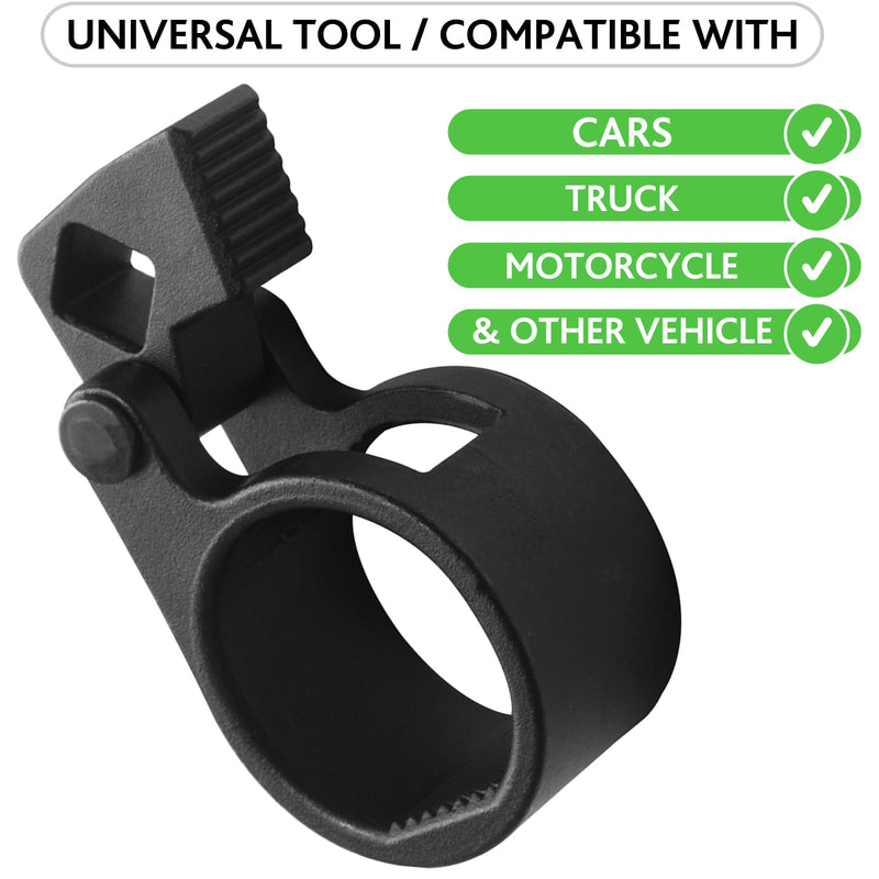 Toolwiz Inner Tie Rod Removal Tool Kit, 3/8'' Universal Low Profile Tool and Inner Tie Rod Hex Wrench Repair Remover 27-42mm End Wrench for 1/2" Square Drive, 2pcs for Most Cars Repair