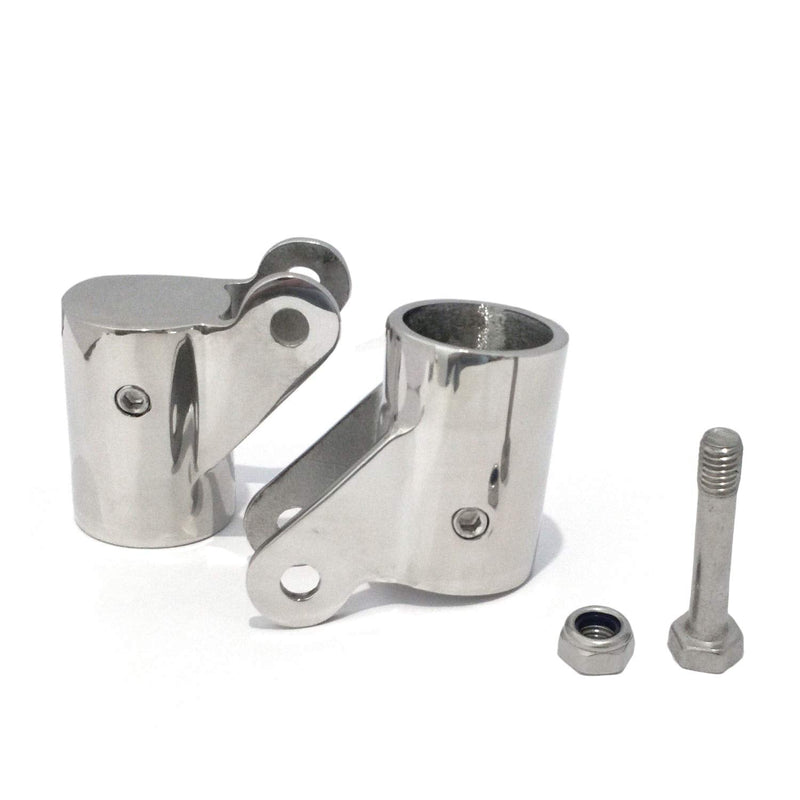 316 Stainless Steel Folding Swivel Connector Fitting for 7/8INCH Boat Hand Rail Tube/Pipe For (25mm)1nch O.D tube