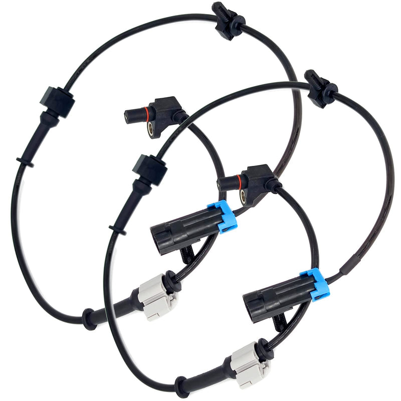 ABS Wheel Speed Sensor Front for Chevy Avalanche Express Silverado Suburban Tahoe Hummer H2 GMC Savana Sierra Yukon XL 2000 2001 2002 2003 2004 2005 2006, 15037208 ALS482 2 Pcs