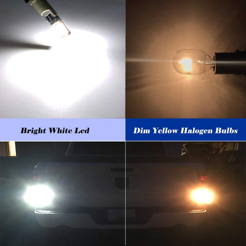 4PCS Super Bright 921 T15 912 W16W LED Reverse Lights, Error Free 904 Led 921 Bulbs 45SMD-4014 Chipsets, 912 921 906 LED Car Bulbs For Car Truck Backup Reverse Lights, 1500 Lumens 6500K White