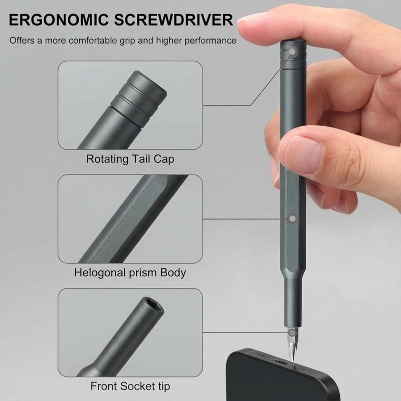 56 in 1 Small Precision Screwdriver Set, Mini Repair Tool Kit with Torx for Macbook, Computer, Laptop, iPhone, Magnetic Electronics Repair Kits