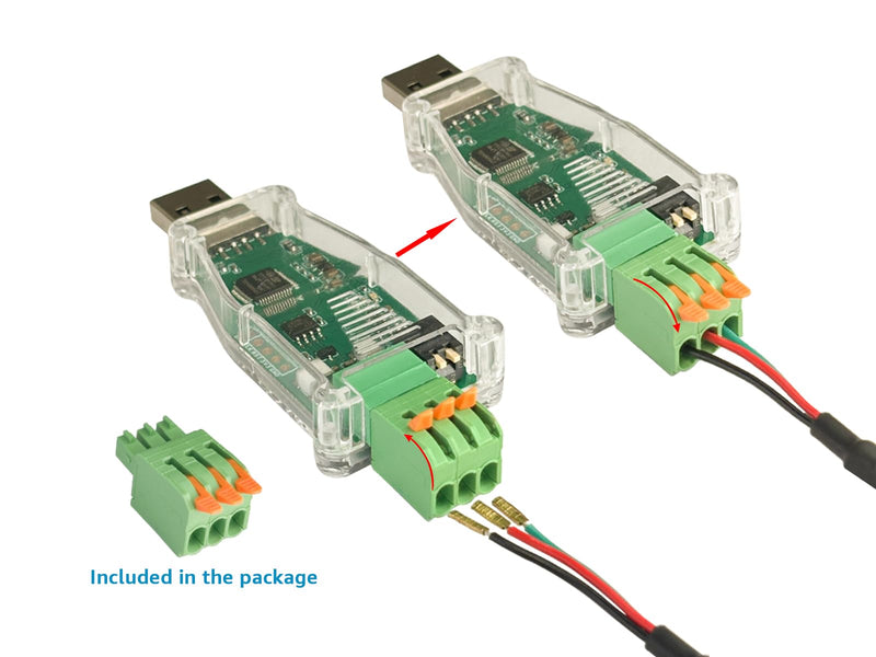 DSD TECH SH-C31A USB to CAN Adapter with FD Support Based on Canable 2.0 Non-Isolated