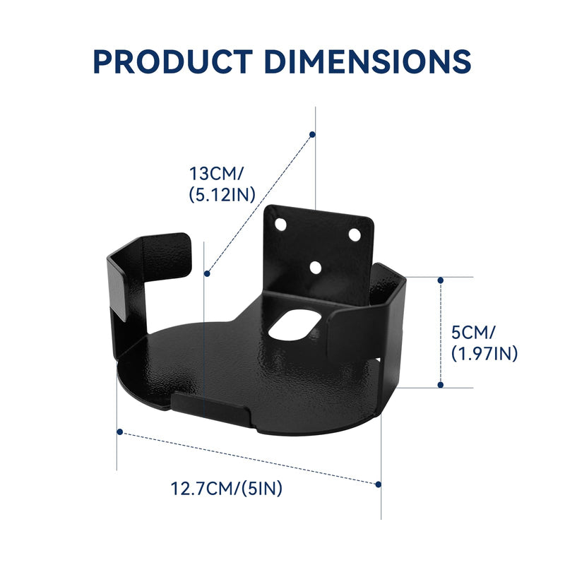 shinar Speaker Wall Mount Bracket Holder Compatible with Sonos Play Black | Metal Mount Accessory Stand Mount-Space Saving Compatible with Play 2026 Bracket Max.10kg Supports the use of Charging Base