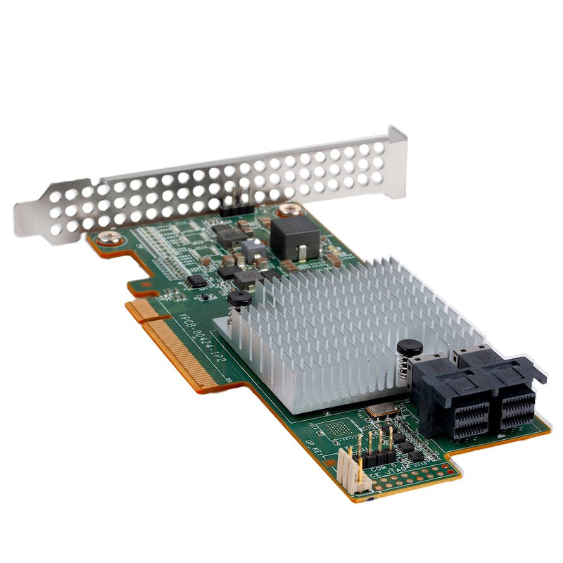 SAS HBA Card Compatible with LSI 9300-8i IT Mode 9207-8i 9211-8i | PCIe 3.0 x8, 2x 8643 Internal, 12Gb/s SAS + SATA 6Gb/s, PCIe SATA Expansion Card, HBA Controller for ZFS TrueNAS unRAID NAS