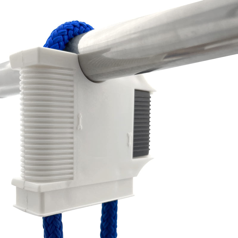 ISURE MARINE 2 Pcs Boat Fender Quick Draw Fender Hanger for Bumper, Pontoon Boat Fender Clips