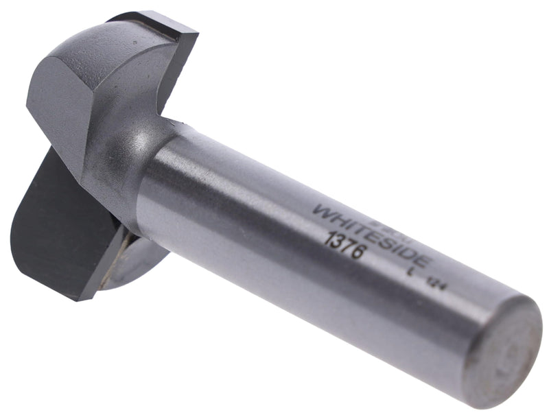 Whiteside Router Bits 1376 Bowl and Tray Bit with 1/4R 1-1/4-Inch Cutting Diameter and 1/2-Inch Cutting Length