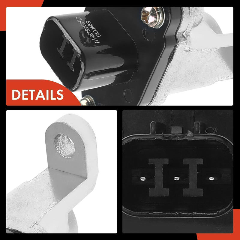 A-Premium Transmission Output Speed Sensor with Drive Link Compatible with Honda Accord 1992-1997, Civic 1992-1995, Odyssey 1995-1998 & Acura NSX 1993-2005, TL 1993-2005, CL 1997