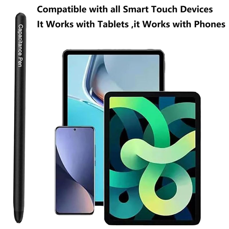 Stylus Pen for Touch Screen,Compatible with Galaxy Tab A9 Plus / A8 / A7 / A7 Lite/Apple iPad pro/iPad 9/8 / 7/6 / iPhone,Performance S Pen for Fire HD 10 Plus /8/7/All Touch Devices (Black) Black