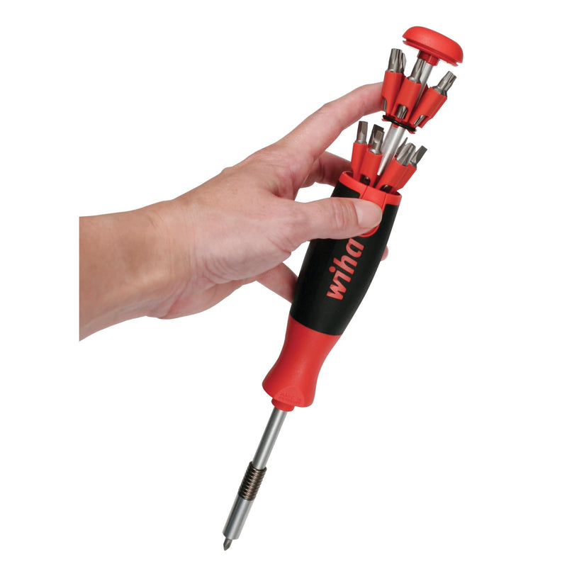 Wiha 77791 14 Piece Ultra Driver 26-in-1 Bit Holder Set Technicians