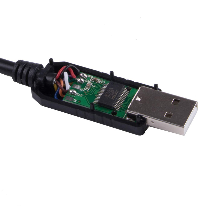 USB to DB25 RS232 Serial Adapter Converter Cable Null Modem for Sharp X68K X68000 PC Communicate Programming Cable