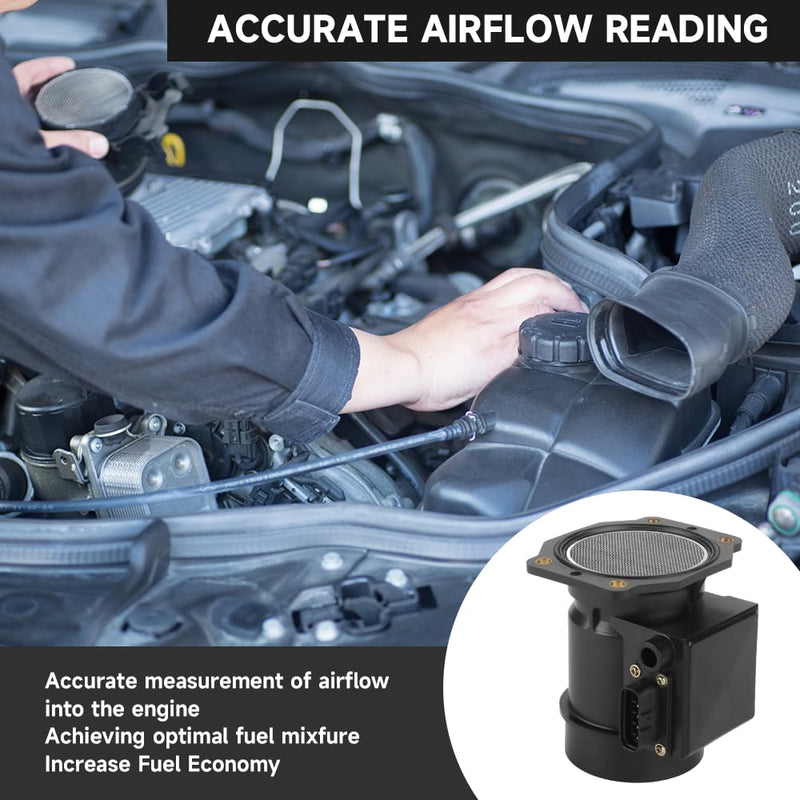 Mass Air Flow Sensor - MAF Sensor - Compatible for Subaru Impreza 1993-1998 & Forester Base L S 2.5L H4-Gas 1998 - Replace Part 22680-AA160