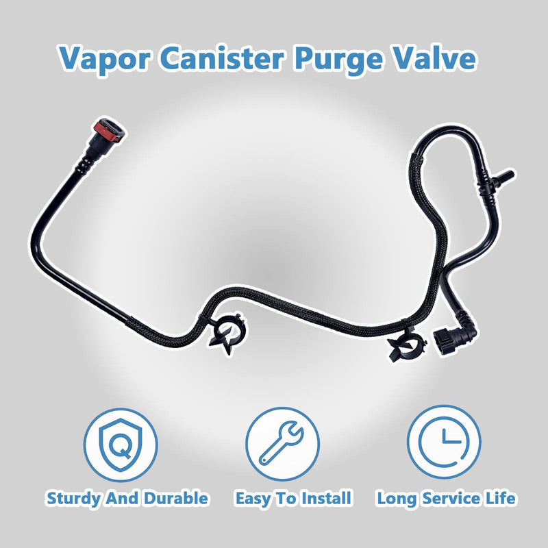 68189075AE Vapor Canister Purge Valve Hose Compatible with 2014 2015 Jeep Grand Cherokee,Dodge Durango Replace 68189075AE