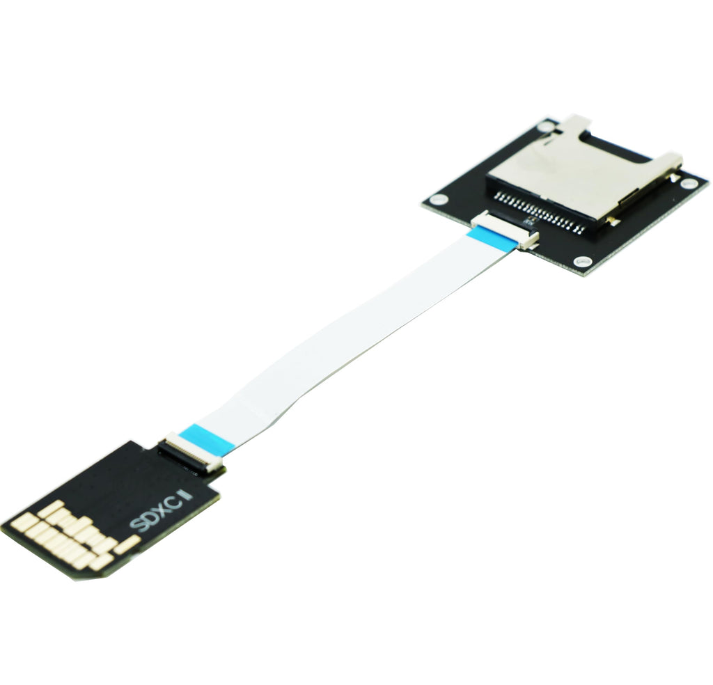 Sintech SD SDXC UHS-II Male to Female Extension Card with 9CM Flex Cable,Support SD/SDHC/SDXC UHS-II UHS-I V60 V90