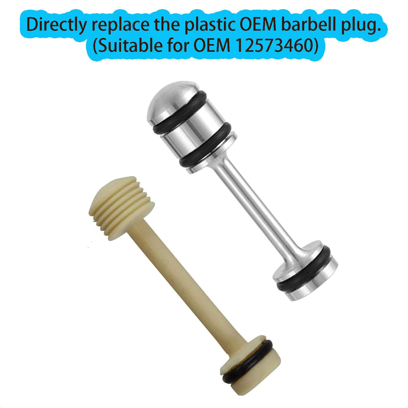 LS Billet Rear Galley Plug Barbell Oil Diverter fits for GM Gen III & IV LS1 LS3 LS2 LQ4 LQ9 LS6 L92 L33 L99 Oil Diverter LS Barbell 6061-T6 Aluminum Alloy Material