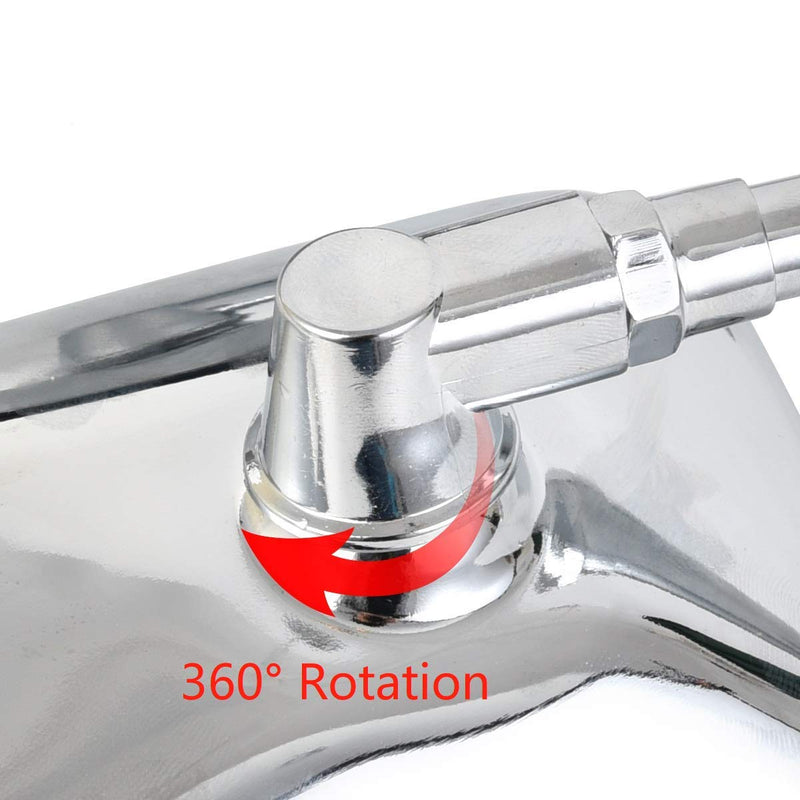 10 mm Bolt Chrome Motorcycle Universal Handlebar Rear view Side Mirrors Compatible with Harley Kawasaki Suzuki Aprilia Street Bike Cruiser Scooter Mirror SIZE: 125mm X 70mm (Chrome Silver)