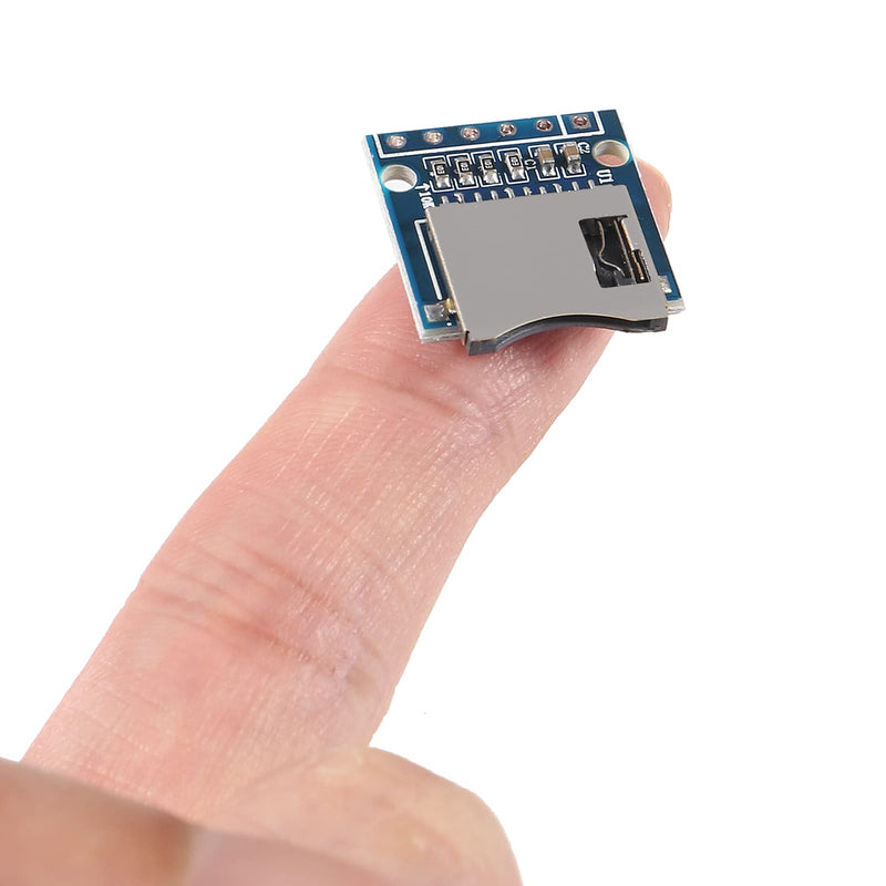 5Pcs Micro SD TF Card Adapter Mini Reader Module with 3.3V 6-Pin SPI Interface for Arduino Raspberry Pi ESP32
